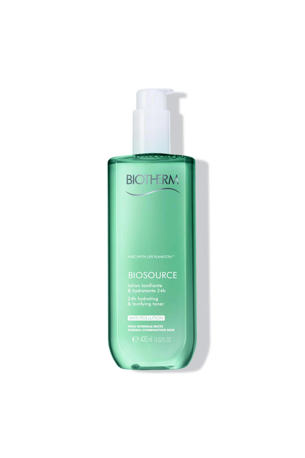 Biotherm Biosource 24H hydraterende gezichtstoner & reiniger - 400 ml