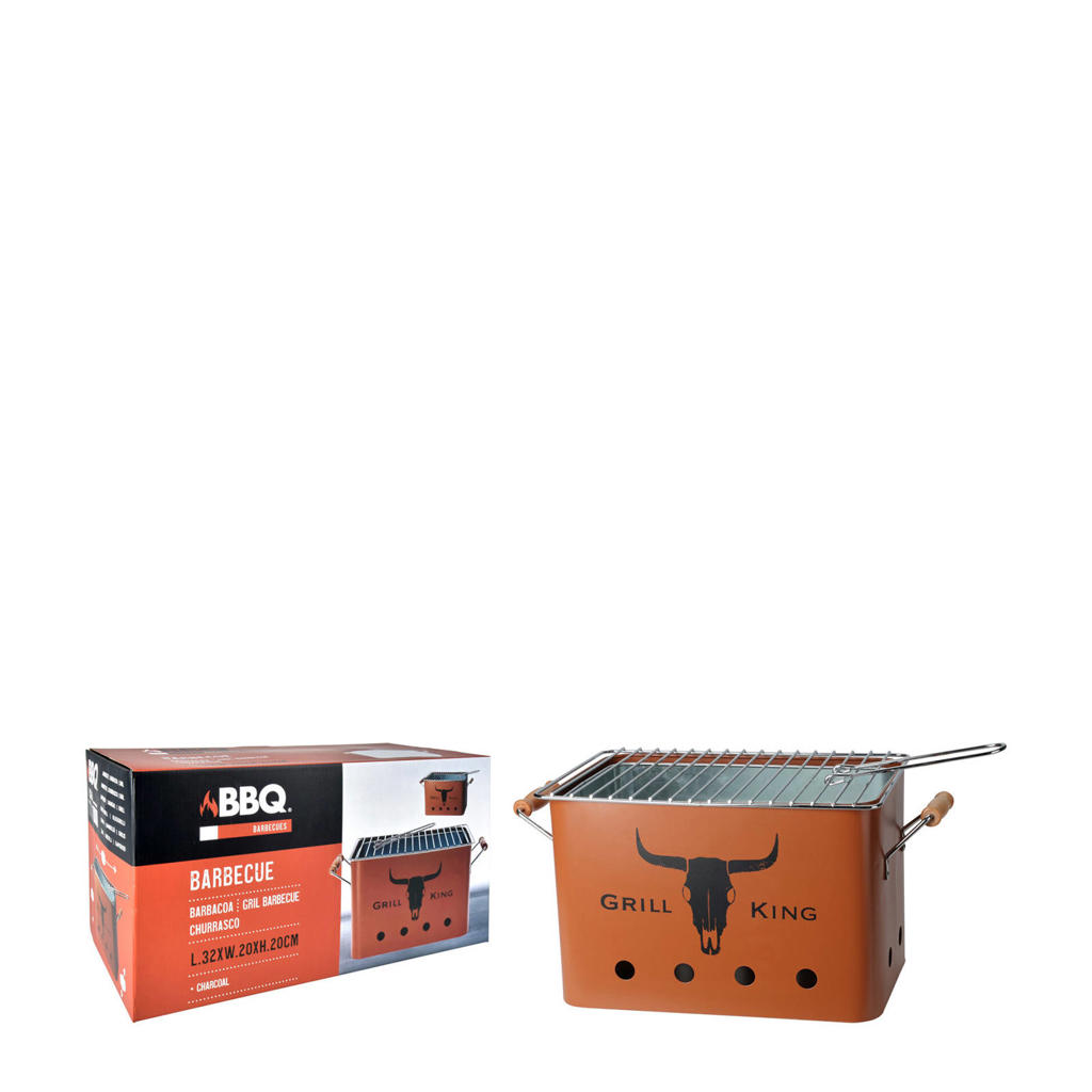 Vaggan  houtskoolbarbecue Grill King  (32x20x20 cm)