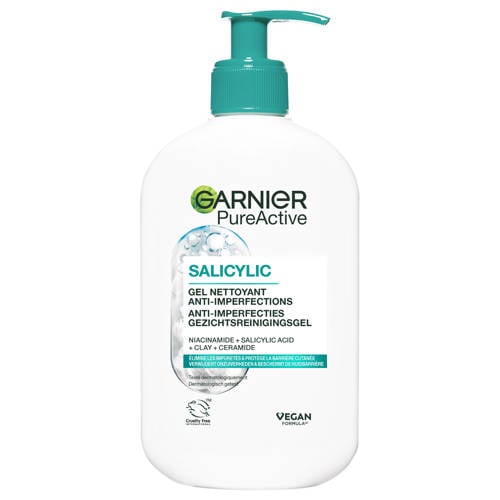 Garnier Skinactive Hyaluronzuur, Ceramide & Klei hydraterende gezichtsreiniger - 250 ml afbeelding