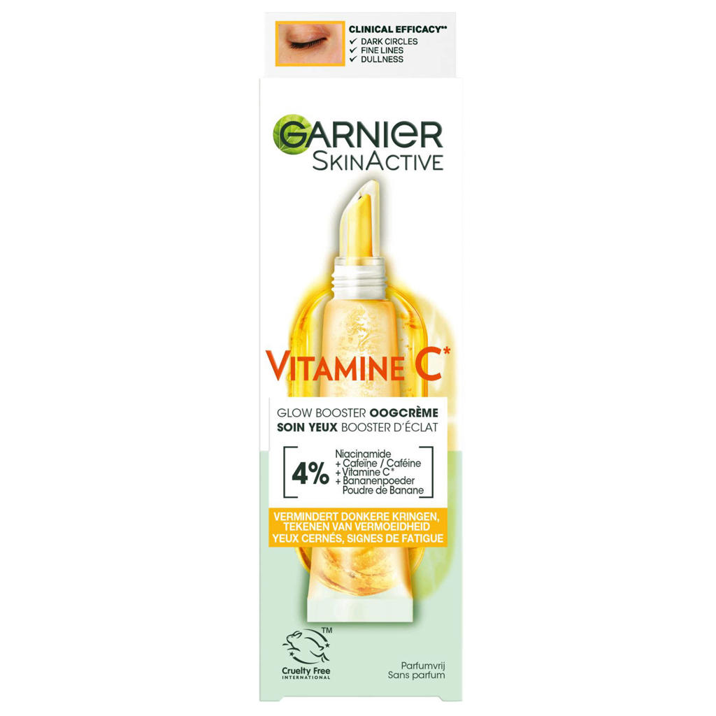 Garnier Skinactive Glow Booster Vitamine C* oogcrème 15 ml wehkamp