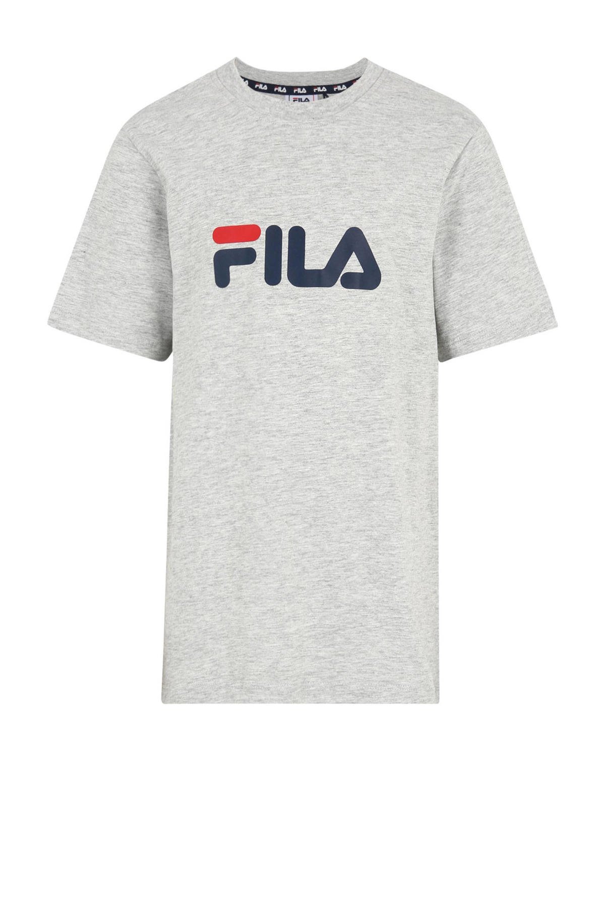 Gedwongen Ontwapening spoel Fila T-shirt Solberg grijs melange | wehkamp