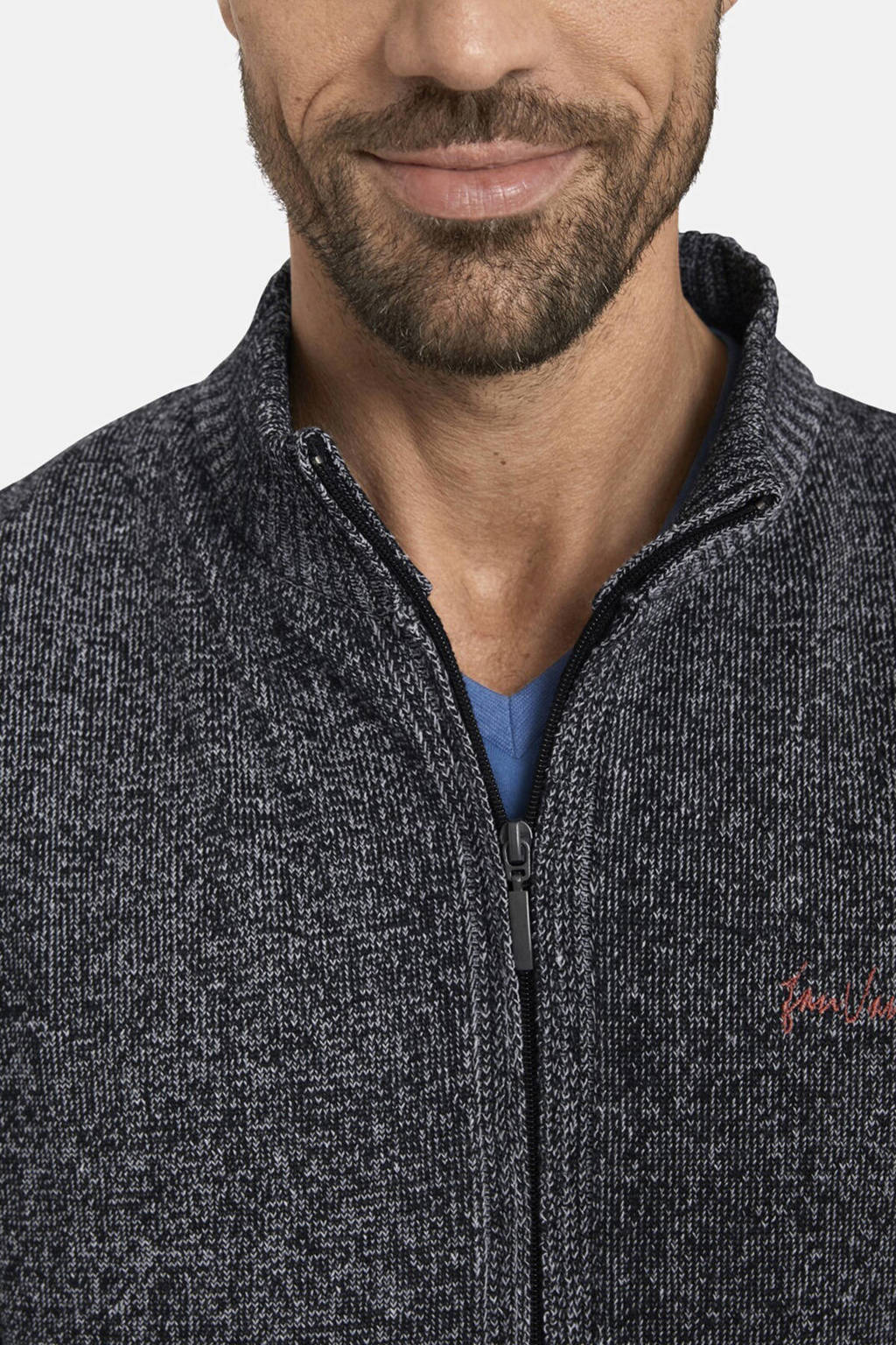 Jan Vanderstorm Heren Vest Asger Blue, L - 52/54 Jan Vanderstorm Heren Vest Asger Blue, L - 52/54