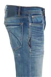 thumbnail: CHASIN' slim fit jeans Ego Vann mid blue repair