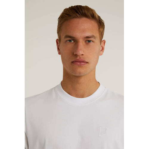 CHASIN' regular fit T-shirt Brace van katoen white