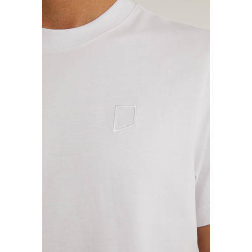 CHASIN' regular fit T-shirt Brace van katoen white