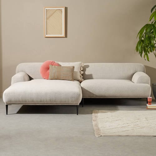 NOUS Living hoekbank links Amina - Beige