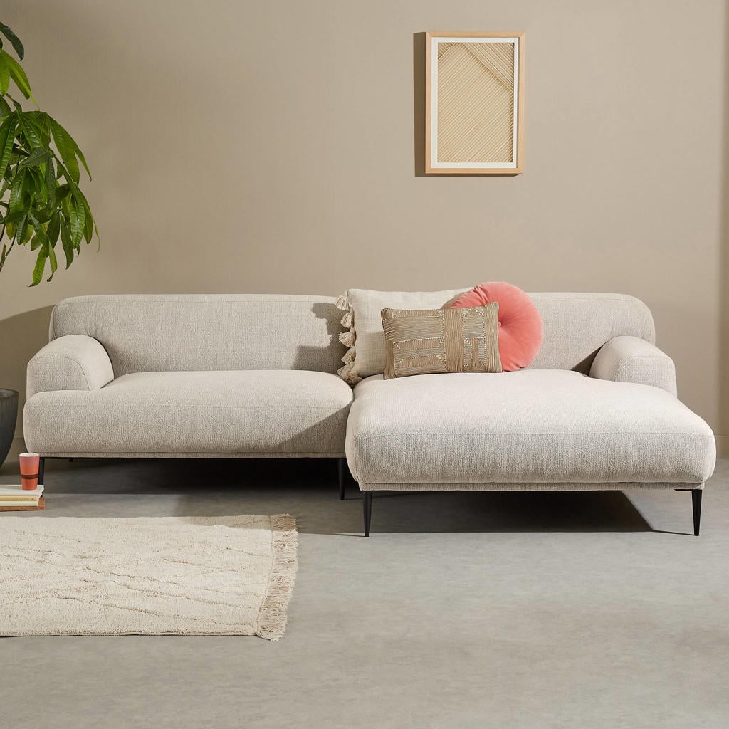 NOUS Living hoekbank Amina hoek rechts - beige
