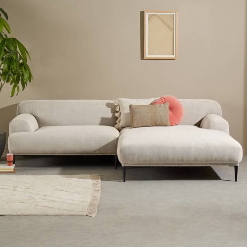 NOUS Living hoekbank rechts Amina - Beige