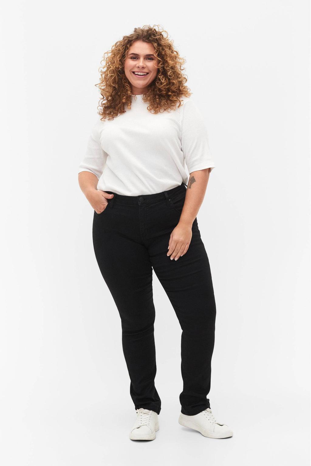 Zizzi slim fit jeans EMILY zwart