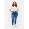 Zizzi high waist slim fit jeans AMY medium blue denim