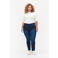 Zizzi slim fit jeans EMILY dark blue denim