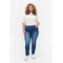 Zizzi high waist slim fit jeans EMILY light blue denim