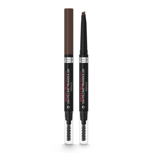 L'Oréal Paris Infaillible Brow 24H Filling Triangular Pencil wenkbrauwpotlood - 3.0 brunette