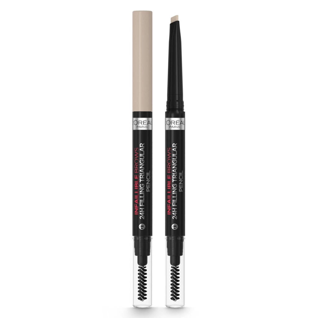 L'Oréal Paris Infaillible 24H Filling Triangular Pencil wenkbrauwpotlood - 8.0 Light Cool Blond