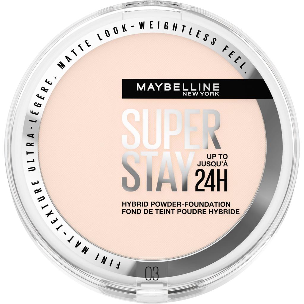 Maybelline New York SuperStay 24H Hybrid matte poeder foundation - 03