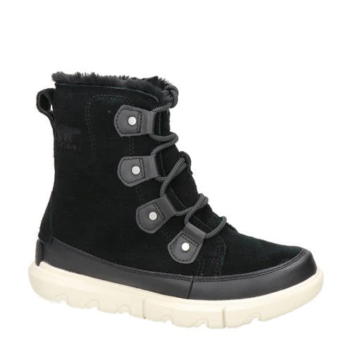 Sorel Explorer suède snowboot zwart afbeelding
