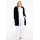 YOEK loose fit broek DOLCE van travelstof wit