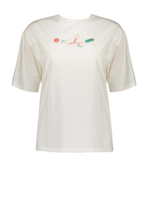 T-shirt NONO X Bodil Jane met printopdruk wit