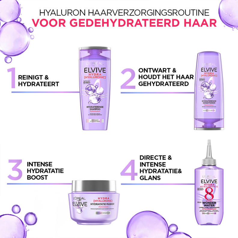 L'Oréal Paris Elvive Hydra Hyaluronic Wonder Water 200ml wehkamp