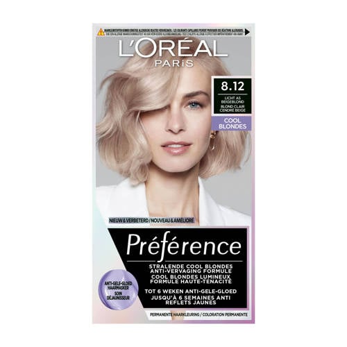 Wehkamp L'Oréal Paris Préférence Cool Blondes 8.12 - Licht As Beigeblond aanbieding