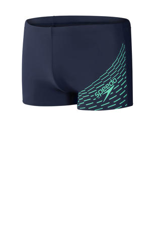 ECO EnduraFlex zwemboxer Medley Logo donkerblauw/turquoise