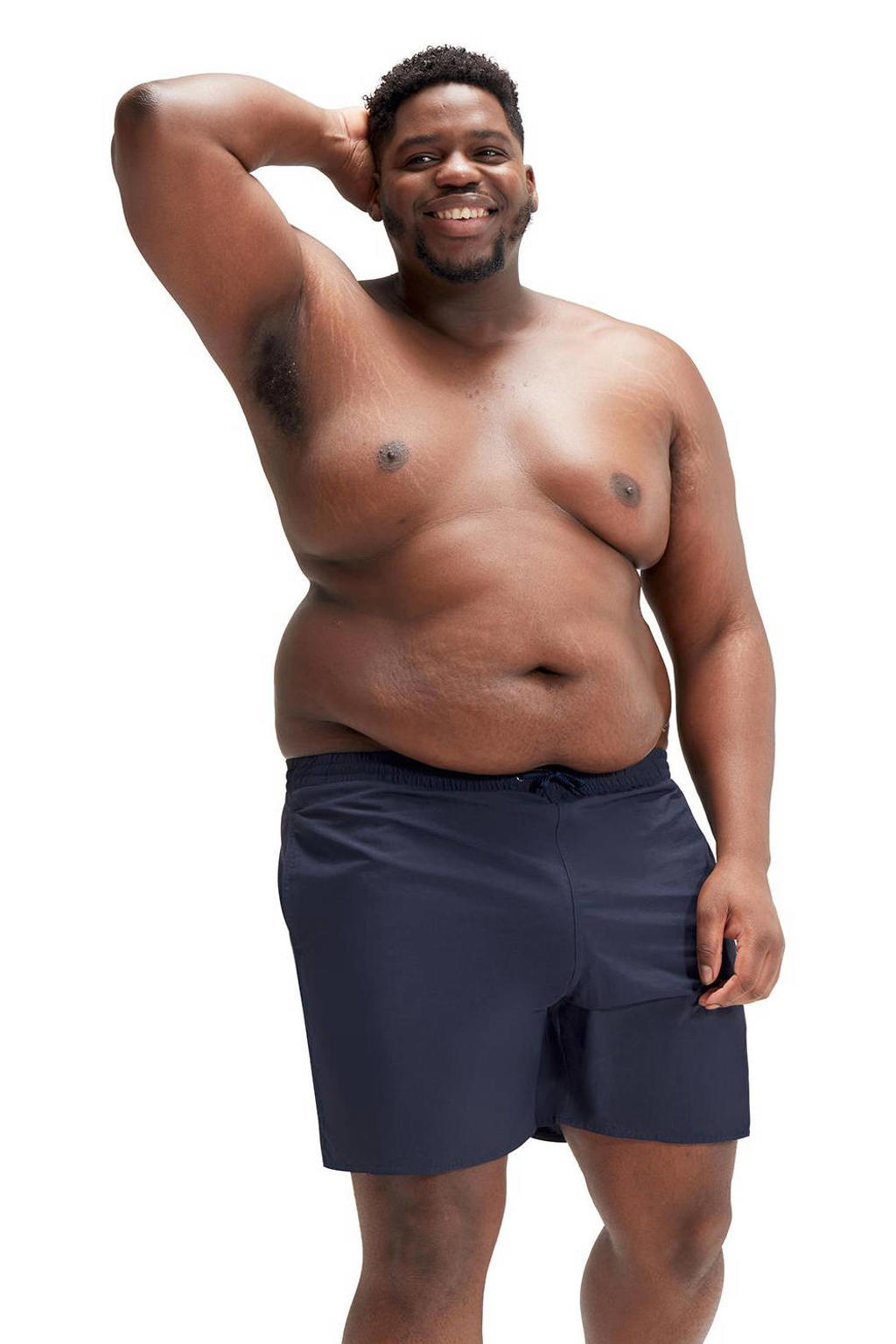 Speedo plussize zwemshort donkerblauw
