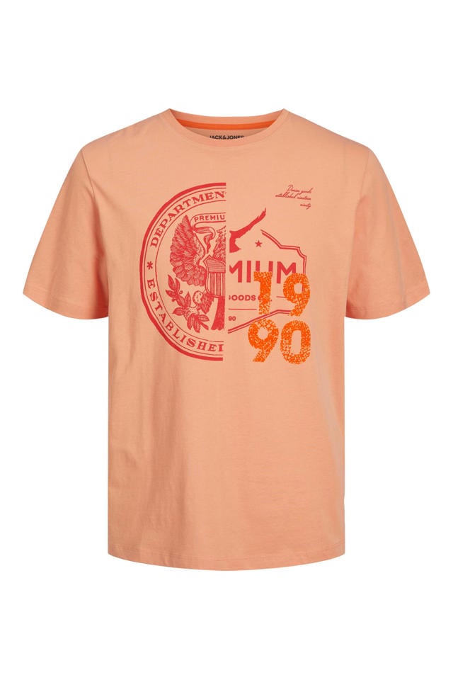 nogmaals Kolonisten Brutaal JACK & JONES PREMIUM regular fit T-shirt JPRBLUEAGLE met printopdruk rosé |  wehkamp