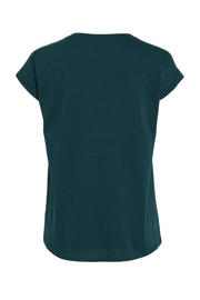 thumbnail: VILA T-shirt VIDREAMERS met katoen donkergroen