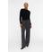 OBJECT wide leg pantalon OBJLISA grijs
