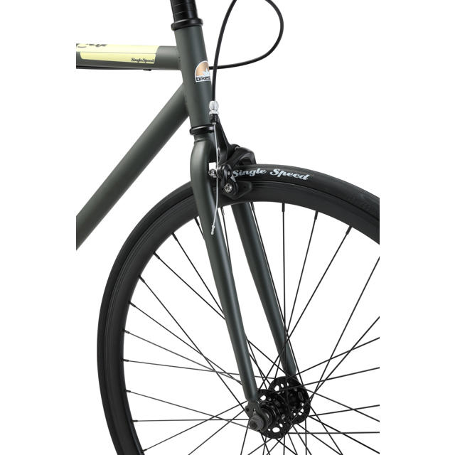 vriendelijke groet Wat mensen betreft nauwkeurig BikeStar Singlespeed 28 inch retro wielrenfiets, antraciet / beige | wehkamp