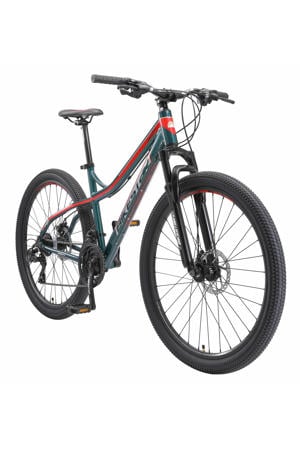 Hardtail MTB Alu 27.5 Inch 21 Speed groen/rood