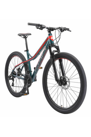 Hardtail MTB Alu 27.5 Inch 21 Speed groen/rood