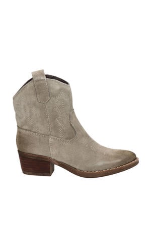 suède cowboylaarzen zand