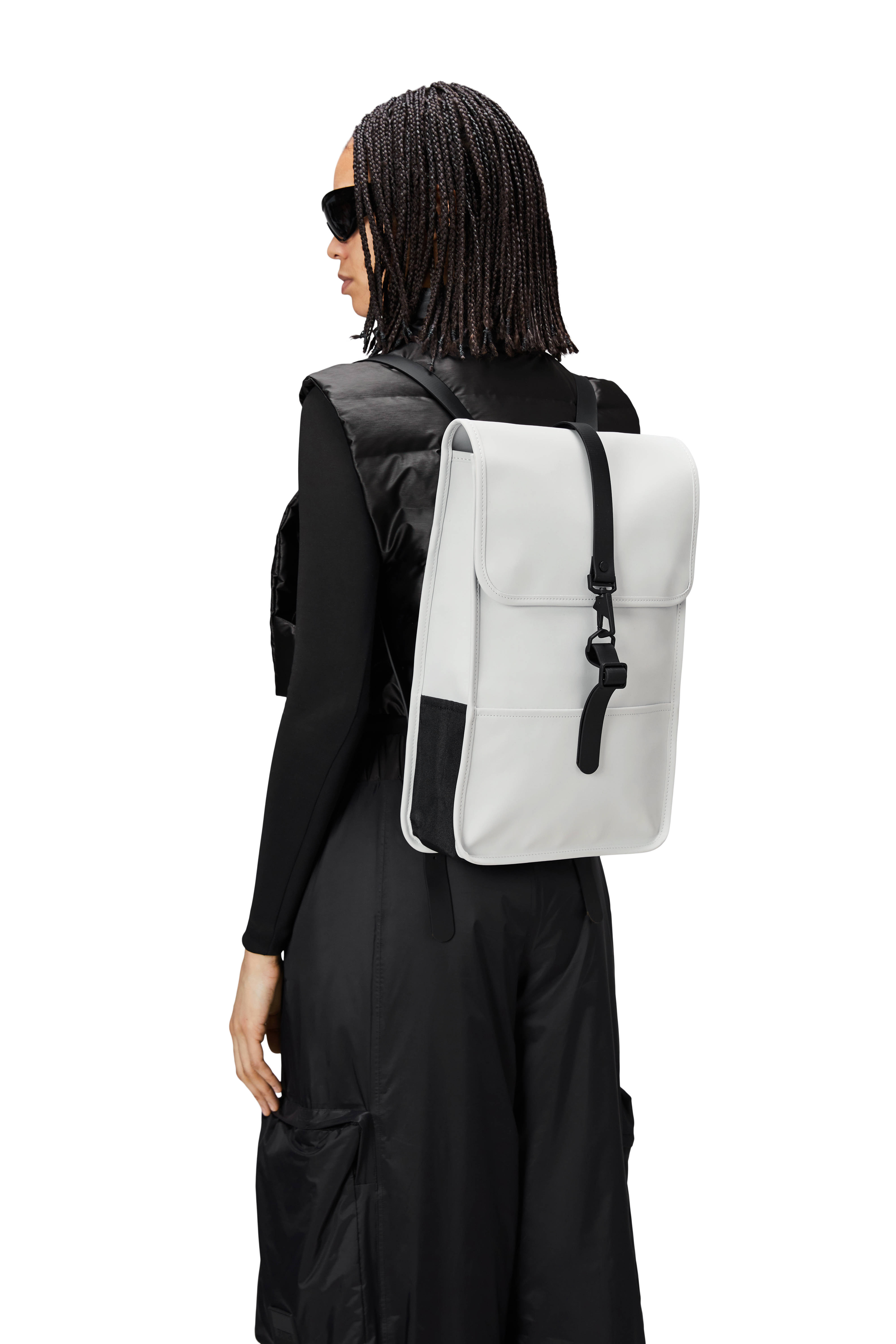 Rains rugzak Backpack Mini W3 lichtgrijs wehkamp