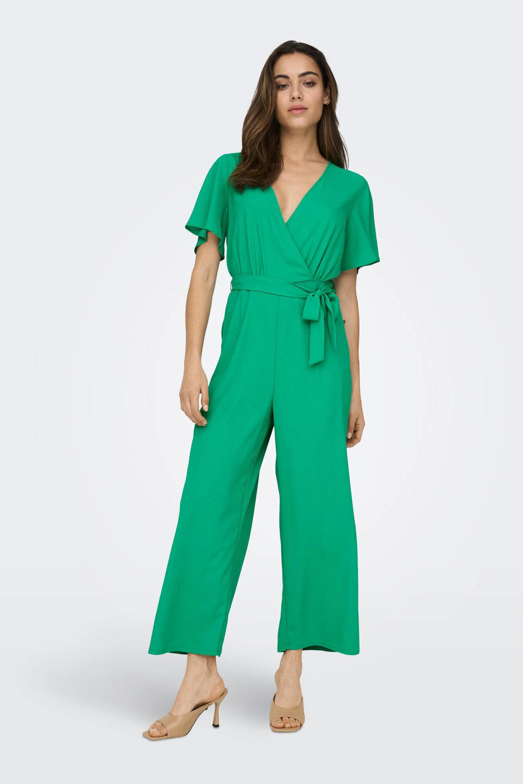 ONLY jumpsuit ONLNELLY groen kopen? in huis wehkamp