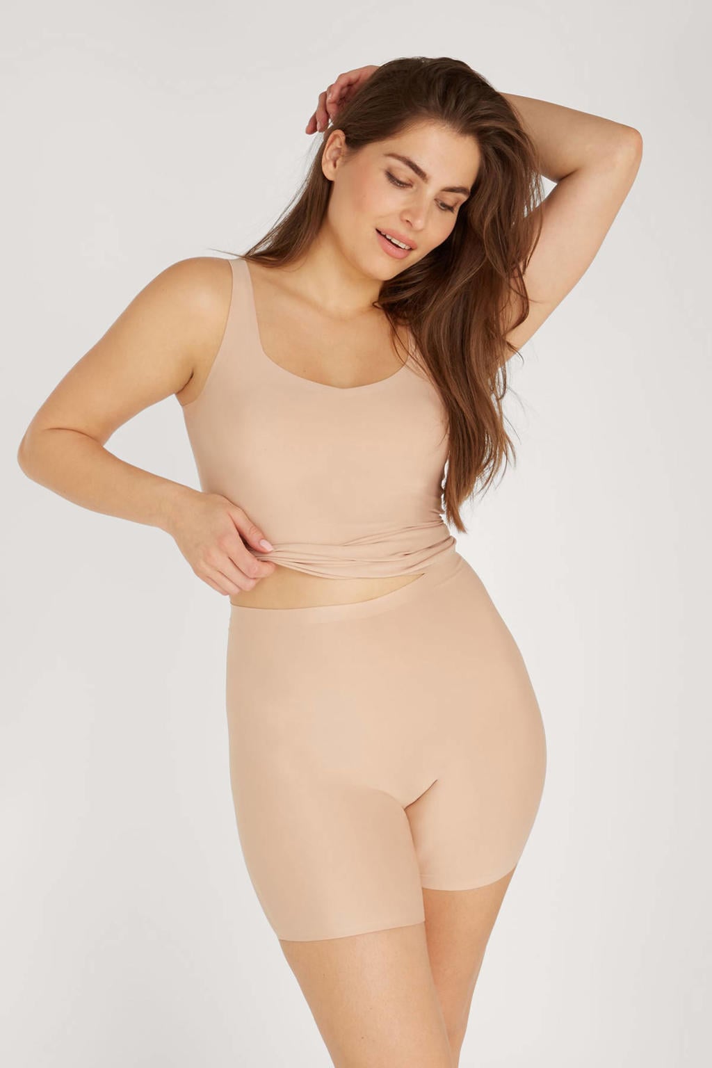 ten Cate Secrets seamless cycling short middenbeige