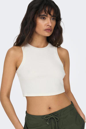 crop top ONLVILMA wit