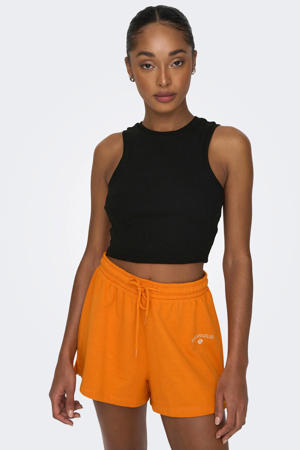 crop top ONLVILMA zwart