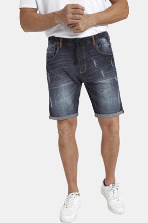 loose fit short  LAMBRIT  Plus Size donkerblauw