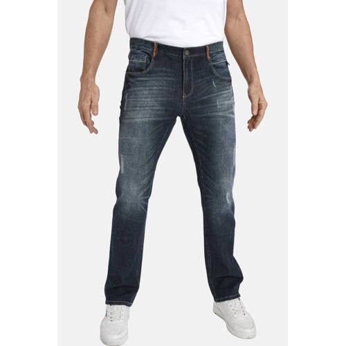 Jan Vanderstorm +FIT Collectie loose fit jeans JURIEN Plus Size donkerblauw afbeelding