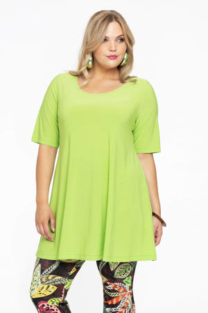 T-shirt DOLCE van travelstof limegroen