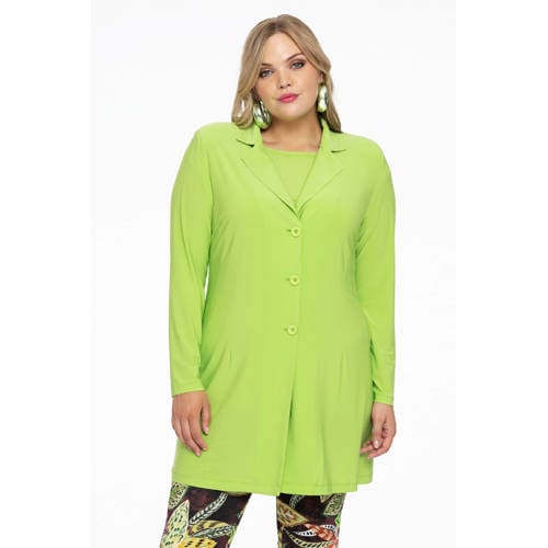 YOEK blazer DOLCE limegroen afbeelding