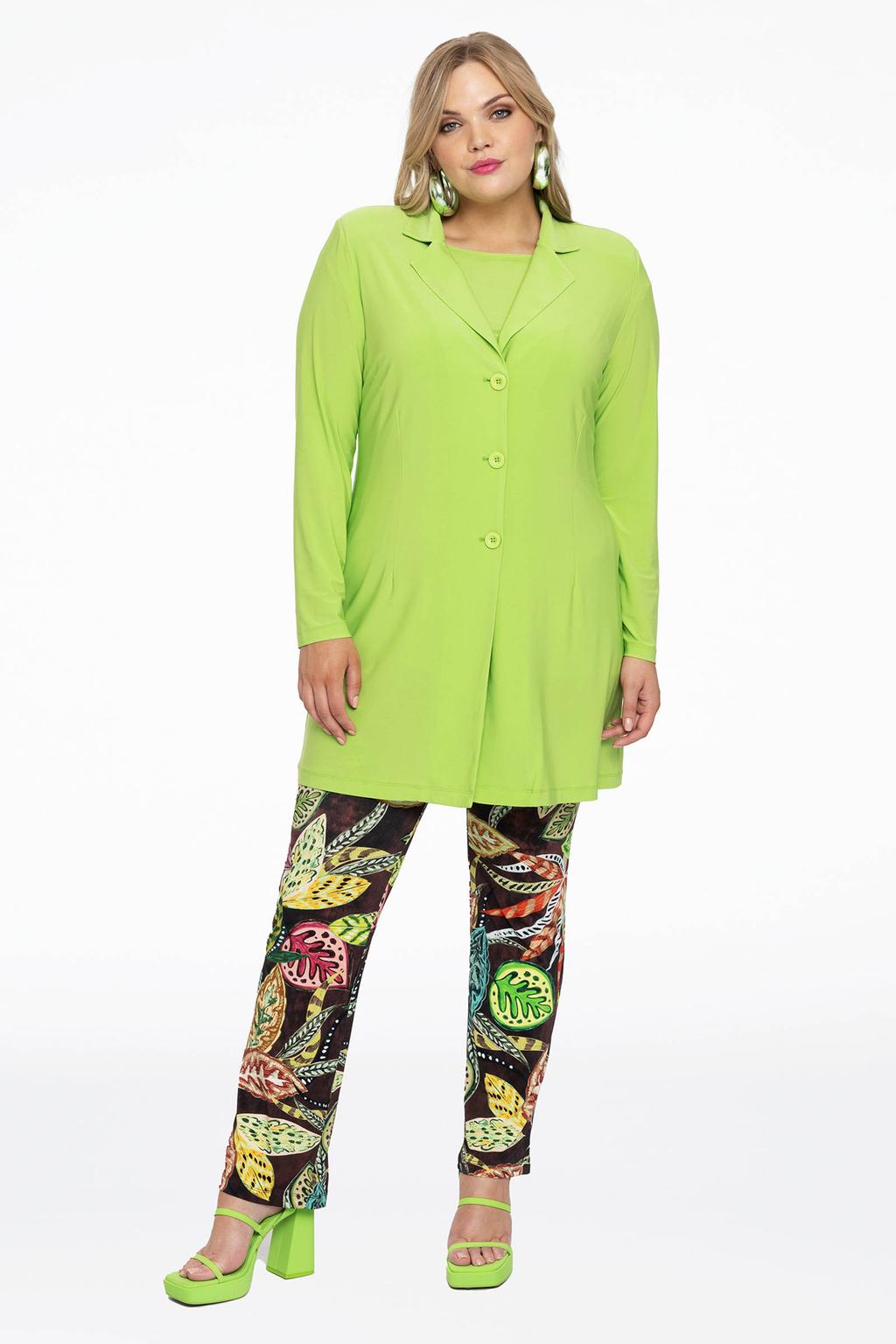 YOEK blazer DOLCE limegroen