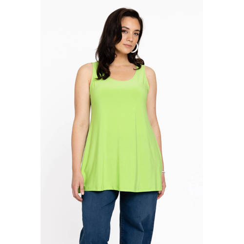 YOEK singlet DOLCE van travel limegroen afbeelding