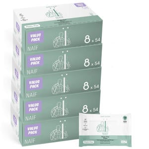 Wehkamp NAÏF 40 stuks - plasticvrije billendoekjes voordeelverpakking aanbieding
