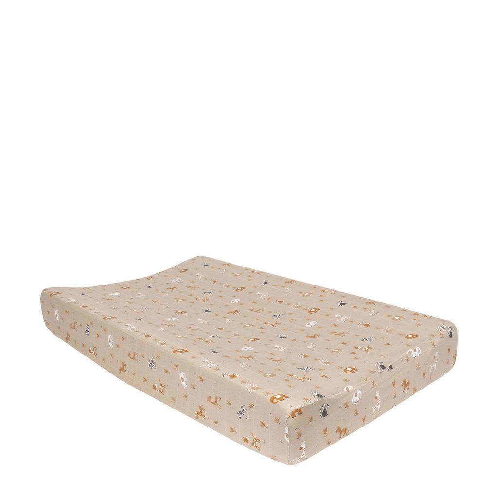 bébé-jou aankleedkussenhoes Muslin Steppe