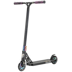  Freestyle Jump alu stuntstep, 120mm Pro Trick Roller, zwart chroom