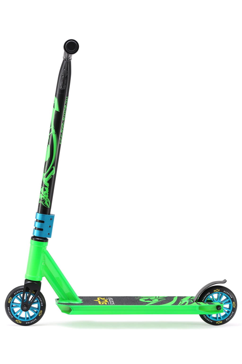 STAR SCOOTER Freestyle Jump alu stuntstep, 110mm Mini , groen wehkamp