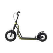 thumbnail: STAR SCOOTER  Autoped, 12 inch + 10 inch, zwart