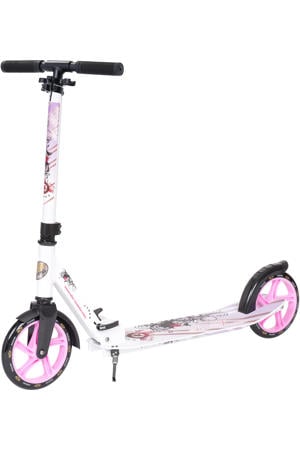Alu City vouwbaar 205mm XXL staplank, wit / lila